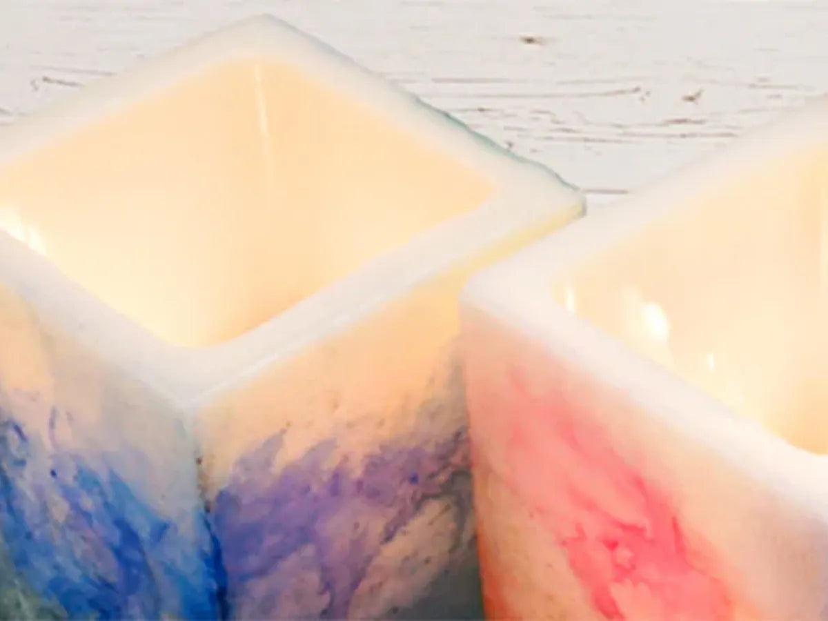 Candle Holder Ink Art