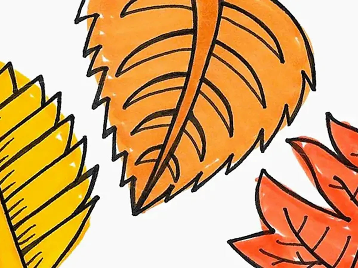 Nature, Doodle Leaves