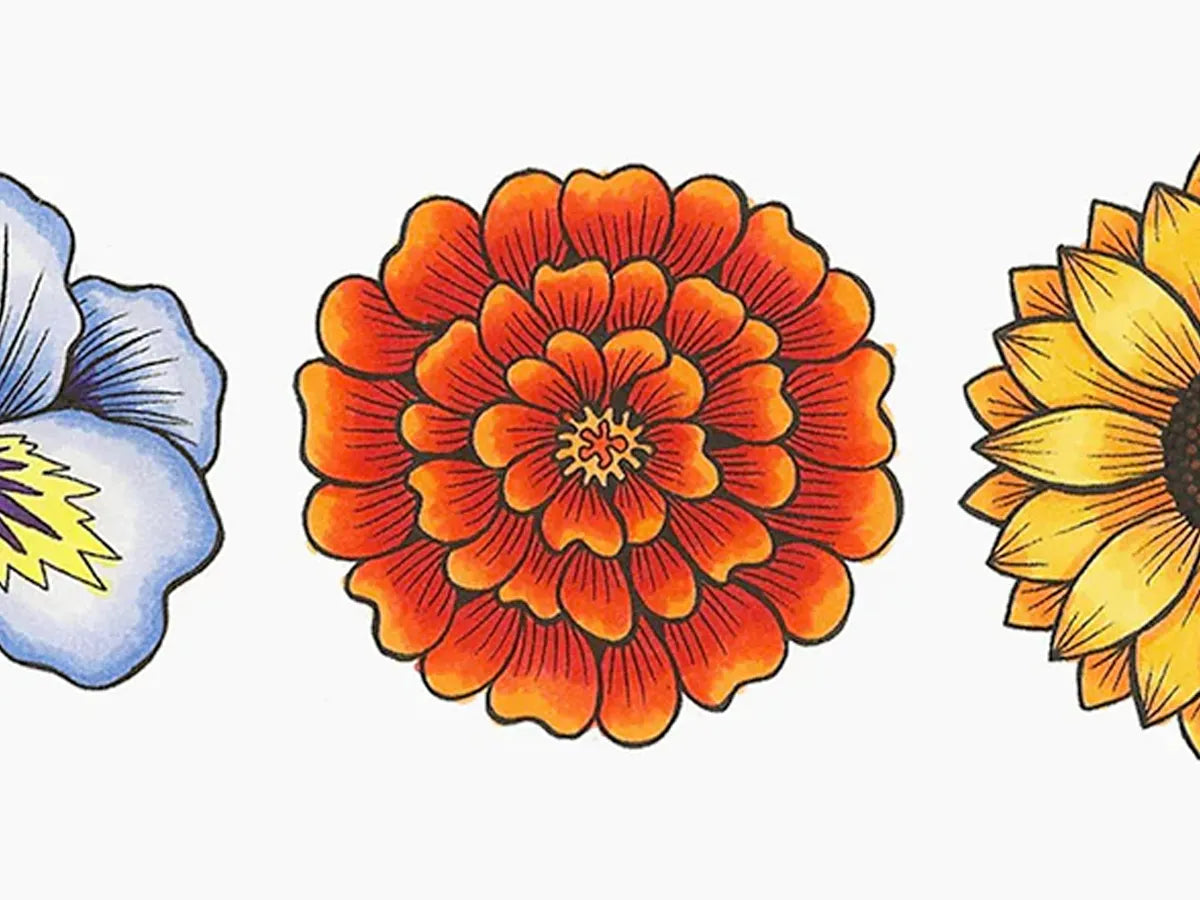 Nature, Coloring Flowers pt. 1