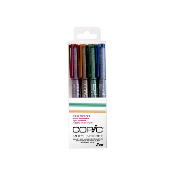 COPIC MULTILINER  COLOR 4PC SET