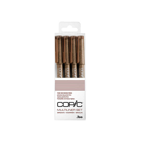 COPIC® MULTILINER BROWN 4PC SET