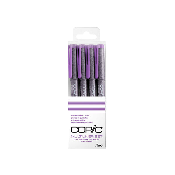 COPIC® MULTILINER LAVENDER  4PC SET
