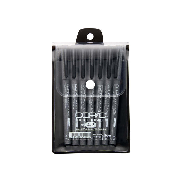 COPIC® MUILTILINER BLACK FINE A2 SET