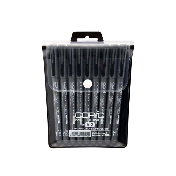COPIC® MUILTILINER BLACK BROAD B2 SET