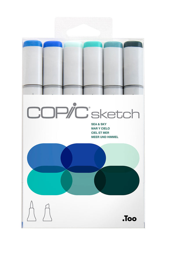 COPIC® SKETCH SEA & SKY 6PC SET