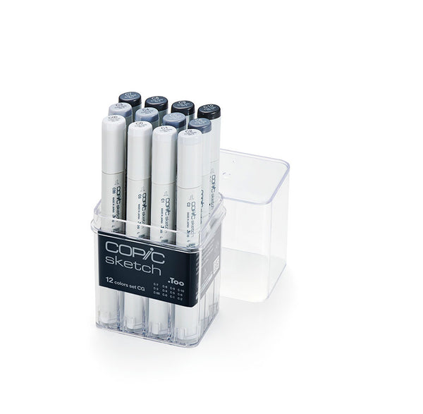 COPIC® SKETCH COOL GRAY 12PC SET