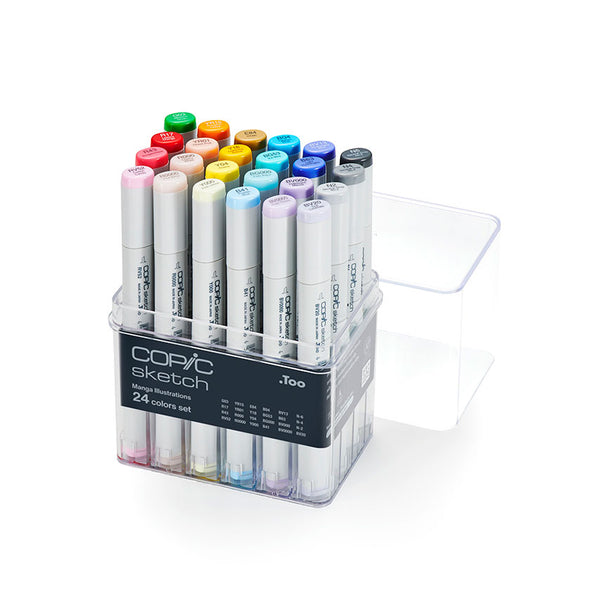 COPIC® SKETCH MANGA ILLUSTRATIONS 24PC SET