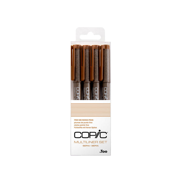 COPIC MULTILINER SEPIA 4PC SET
