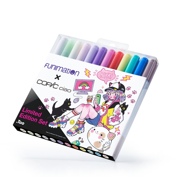 Funimation x Copic Ciao Limited edition set